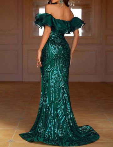 Rochie lunga SHEIN, verde