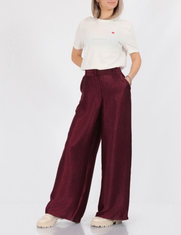 Pantaloni Jacqueline de Yong, visiniu