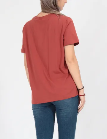 Tricou Vero Moda, roz pudra inchis Roz