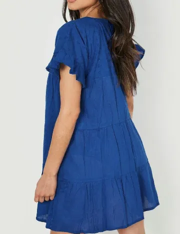 Rochie scurta Boohoo, albastru Albastru