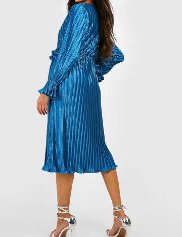 Rochie medie Boohoo, albastru