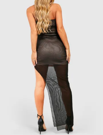 Rochie lunga Boohoo, negru Negru