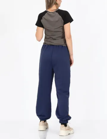 Pantaloni SHEIN, bleumarin Albastru