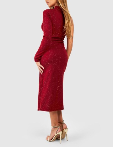 Rochie medie Boohoo, rosu