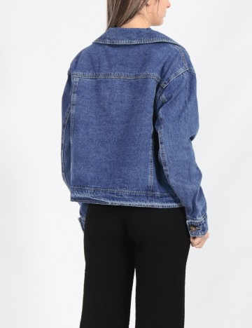 Jacheta Oversize Vero Moda, albastru