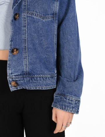 Jacheta Oversize Vero Moda, albastru