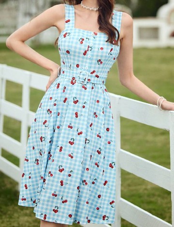 Rochie medie SHEIN, bleu