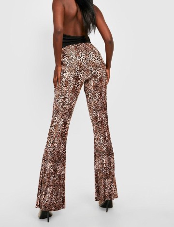 Pantaloni Boohoo, animal print