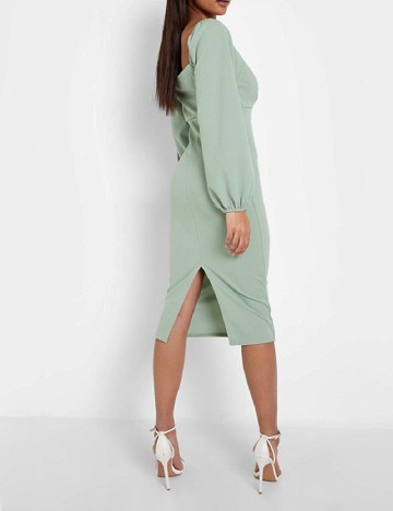 Rochie medie Boohoo, verde