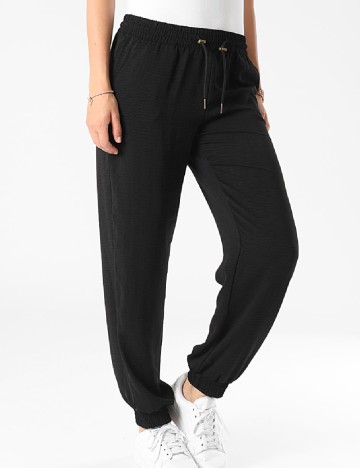 Pantaloni Jacqueline de Yong, negru