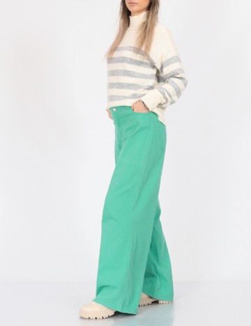 Pantaloni Jacqueline de Yong, verde