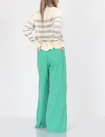 Pantaloni Jacqueline de Yong, verde