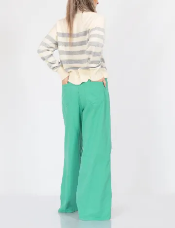 Pantaloni Jacqueline de Yong, verde Verde