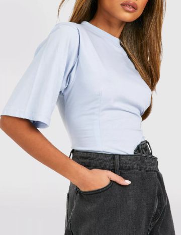 Tricou Boohoo, bleu