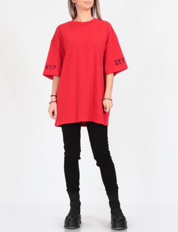 Tricou Oversize Only, rosu