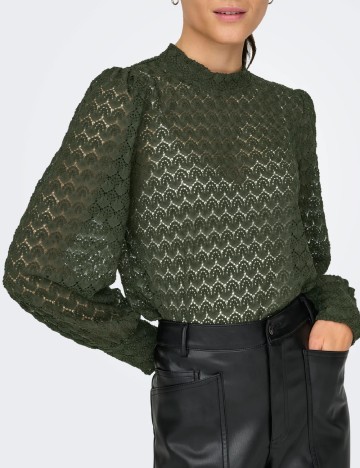 Bluza Jacqueline de Yong, verde