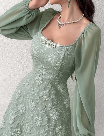 Rochie medie SHEIN, verde