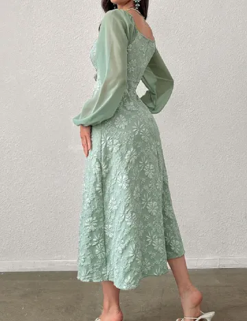 Rochie medie SHEIN, verde Verde