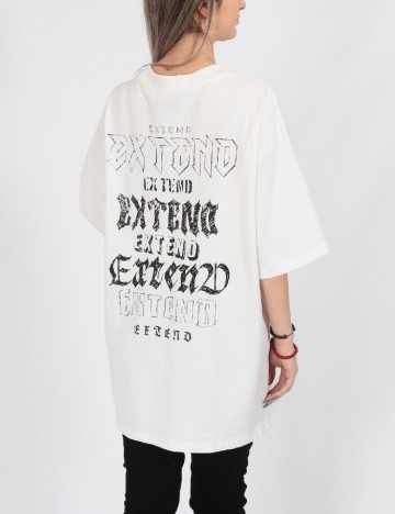 Tricou Oversize Only, alb