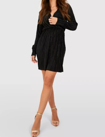 Rochie scurta Boohoo, negru Negru