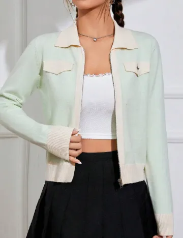 Cardigan SHEIN, verde Verde