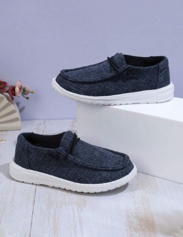 Mocasini Shein Kids, bleumarin