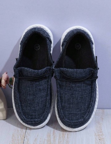 Mocasini Shein Kids, bleumarin