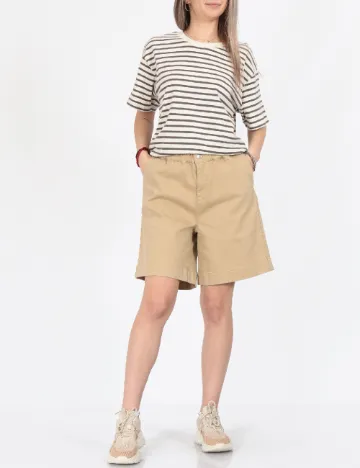 Pantaloni scurti Vero Moda, maro Maro