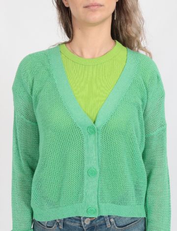 Cardigan Vero Moda, verde