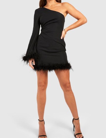 Rochie scurta Boohoo, negru