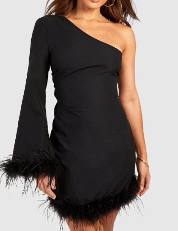 Rochie scurta Boohoo, negru