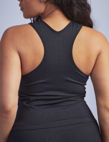 Maiou Boohoo Plus Size, negru