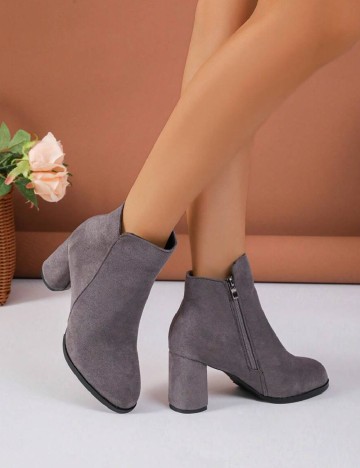 Botine SHEIN, gri