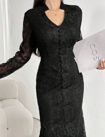 Rochie medie SHEIN, negru