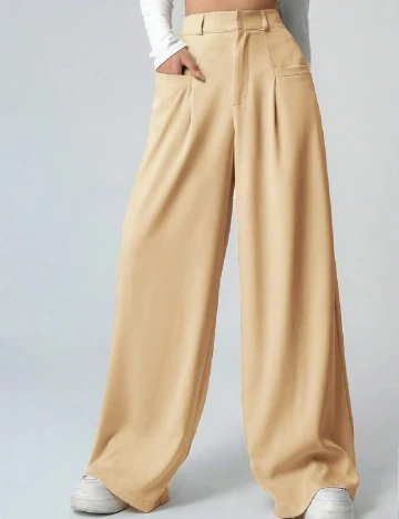 Pantaloni SHEIN, maro Maro