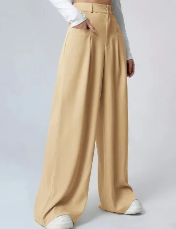 Pantaloni SHEIN, maro Maro