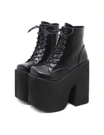 Botine SHEIN, negru