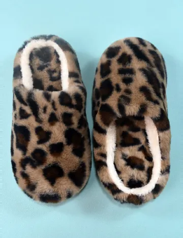 Papuci de Casa SHEIN, animal print Animal print