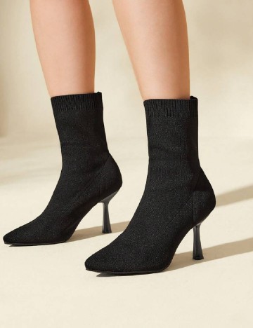 Botine SHEIN, negru