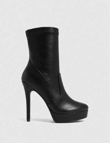 Botine SHEIN, negru