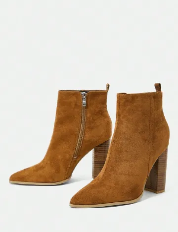 Botine SHEIN, maro Maro