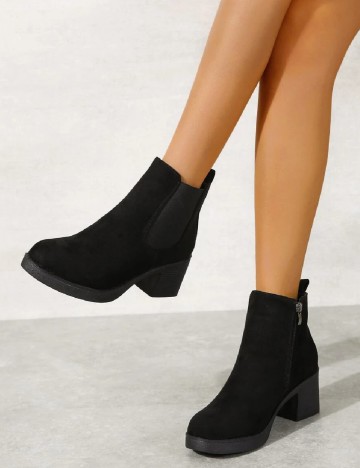 Botine SHEIN, negru