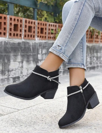 Botine SHEIN, negru