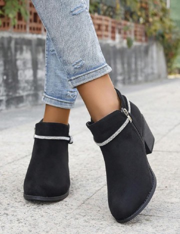 Botine SHEIN, negru