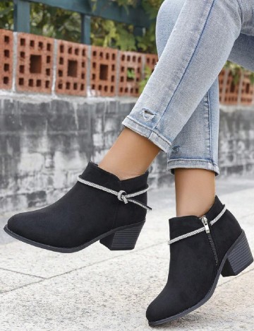 Botine SHEIN, negru