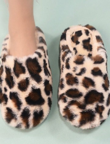 Papuci de Casa SHEIN, animal print