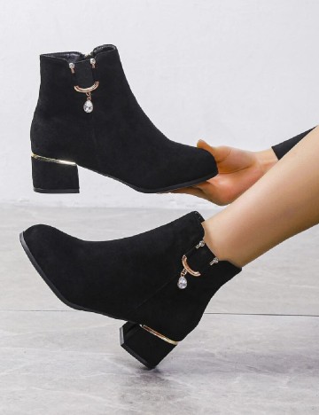 Botine SHEIN, negru