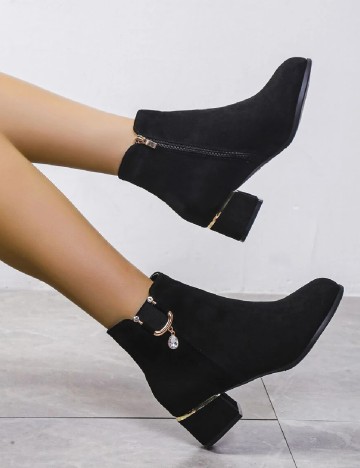 Botine SHEIN, negru