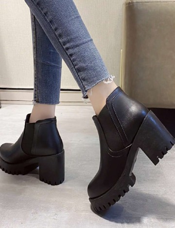 Botine SHEIN, negru