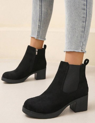 Botine SHEIN, negru